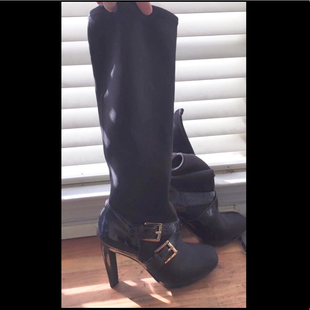 Black MK boots